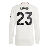 Manchester United Luke Shaw #23 Kolmaspaita 2023-24 Pitkähihainen
